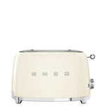 Smeg 50's Style Retro TSF01 2 Slice Toaster - Cream