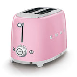 Smeg Jug Kettle & 2 Slice Toaster Set - Pink