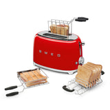 Smeg Mini Kettle & 2 Slice Toaster Set - Red