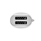 Smeg Jug Kettle & 2 Slice Toaster Set - Chrome