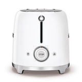 Smeg 50's Style Retro TSF01 2 Slice Toaster - White