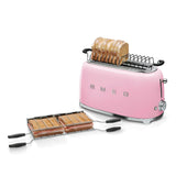 Smeg 50's Style Retro TSF03 4 Slice Toaster - Pink