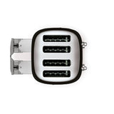 Smeg Jug Kettle & 4 Slice Toaster Set - Black