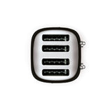 Smeg Jug Kettle & 4 Slice Toaster Set - Black