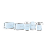 Smeg Jug Kettle & 4 Slice Toaster Set - Pastel Blue