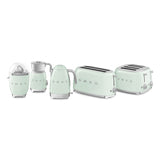 Smeg Jug Kettle & 4 Slice Toaster Set - Pastel Green