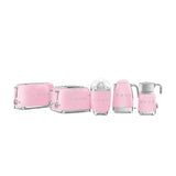 Smeg Jug Kettle & 4 Slice Toaster Set - Pink