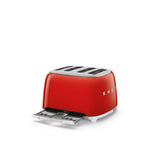 Smeg Jug Kettle & 4 Slice Toaster Set - Red