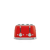 Smeg Jug Kettle & 4 Slice Toaster Set - Red