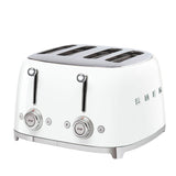 Smeg Jug Kettle & 4 Slice Toaster Set - White