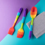 Taylor's Eye Witness Silicone Wide Slotted Turner - Rainbow