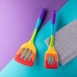 Taylor's Eye Witness Silicone Slotted Turner - Rainbow