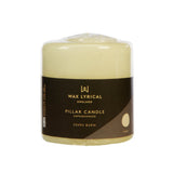 Wax Lyrical Unfragranced Ivory Pillar Candle - 7cm x 8cm