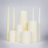 Wax Lyrical Unfragranced 25cm Tapered Dinner Candle - Ivory