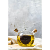 World of Flavours 2-in-1 Round Oil & Vinegar Bottle