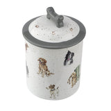 Wrendale Designs by Hannah Dale Fine China Dog Treat Jar