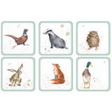 Wrendale Designs 6 Piece Coaster Set - Animals