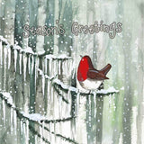 Alex Clark 8-Pack Boxed Christmas Cards - Christmas Robin
