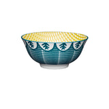 Kitchencraft Stoneware Bowl - Leafy Green - Potters Cookshop