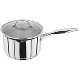 Stellar 7000 Draining Saucepan With Glass Lid - 18cm