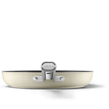 Smeg Cookware 30cm Non-Stick Frying Pan - Cream