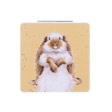 Wrendale Designs by Hannah Dale Compact Mirror - Earisistible Rabbit