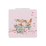 Wrendale Designs by Hannah Dale Compact Mirror - Home Sweet Home Wren