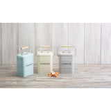 Living Nostalgia 3 Litre Compost Bin - Blue - Potters Cookshop