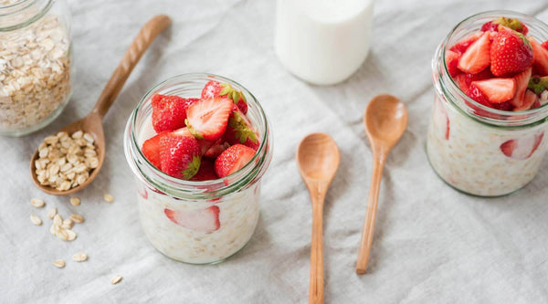 Kilner Strawberry Cheesecake Overnight Oats Recipe Lifestyle 