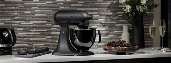 NOW IN STOCK - KitchenAid Artisan Black Tie Limited Edition Stand Mixer - Potters Cookshop