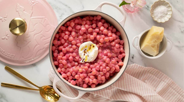 Le Creuset Creamy Beets and Bubbles Beetroot Gnocchi Recipe Lifestyle