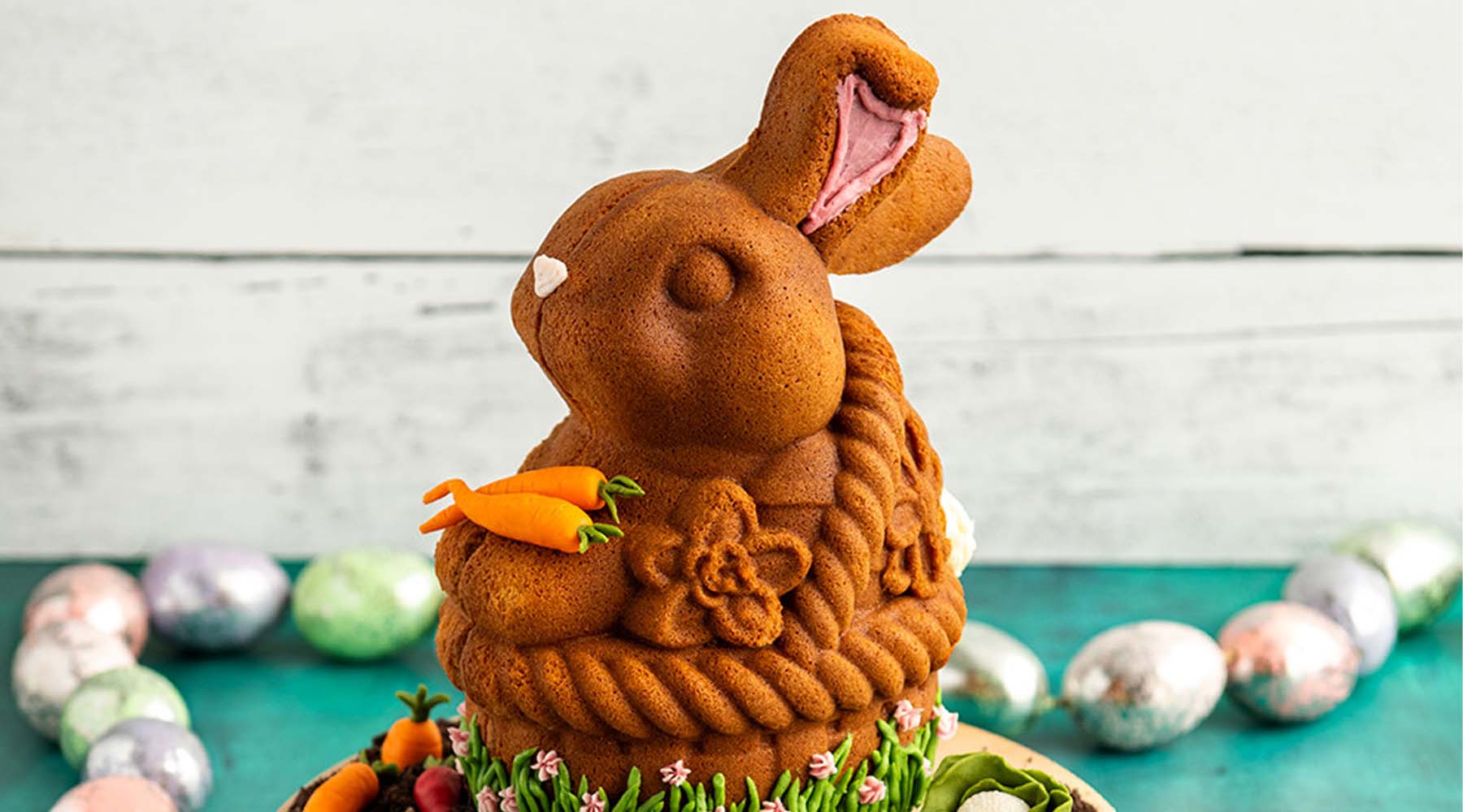 Nordic Ware Bunny In A Basket 3D Pound Cake Recipe – Potters Cookshop