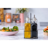 Kilner 0.3Ltr Set of 2 Oil Bottles & Metal Rack Set