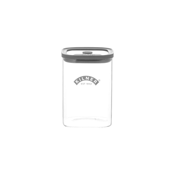 Kilner Fresh Storage Square Glass Jar - 1 Litre