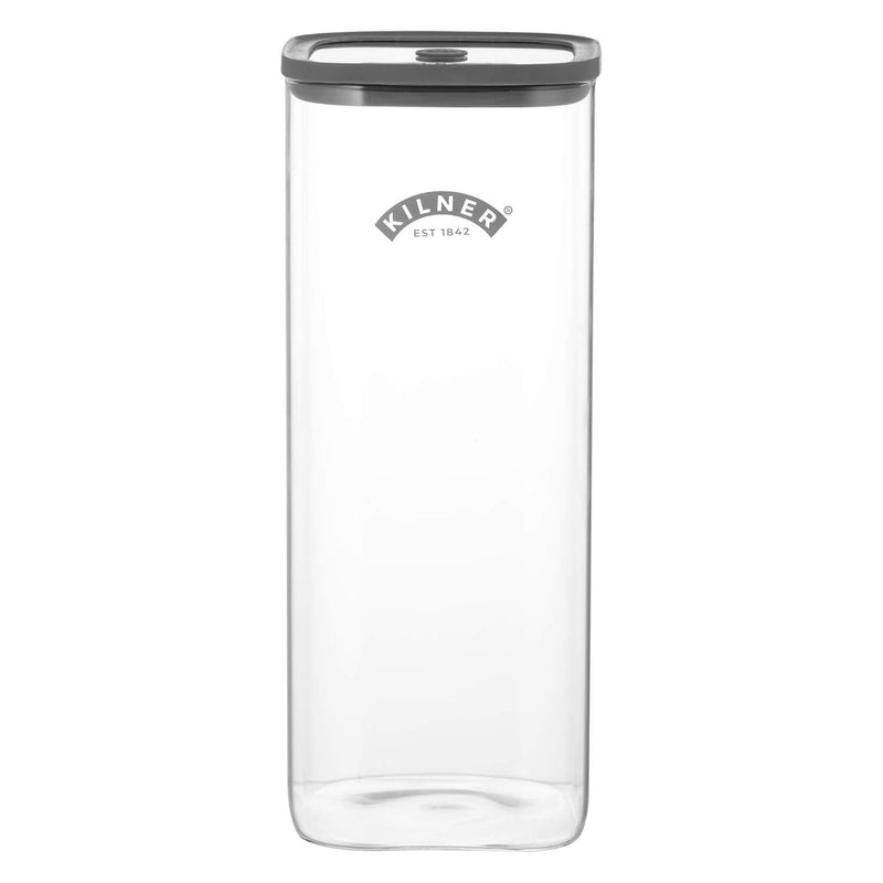 Kilner Fresh Storage Square Glass Jar - 3.5 Litre