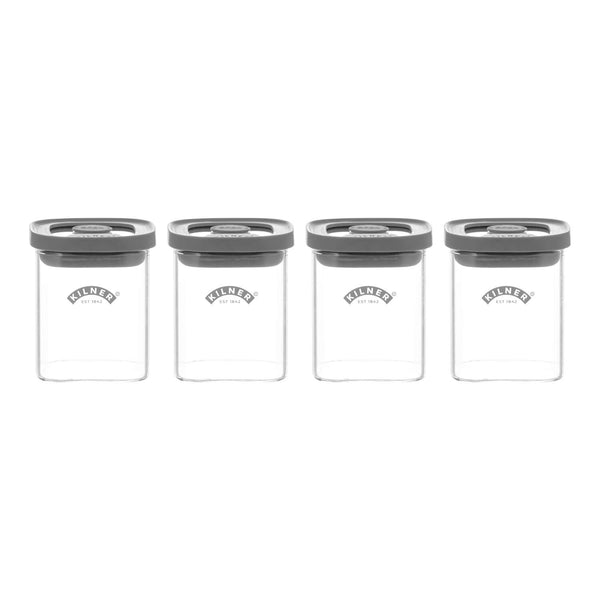 Kilner Fresh Storage Spice Jar Set - 4-Piece