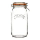 Kilner Glass Round Clip Top Storage Jar - 3 Litre