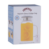 Kilner Fresh Square Glass Fridge Jug - 1.2 Litre