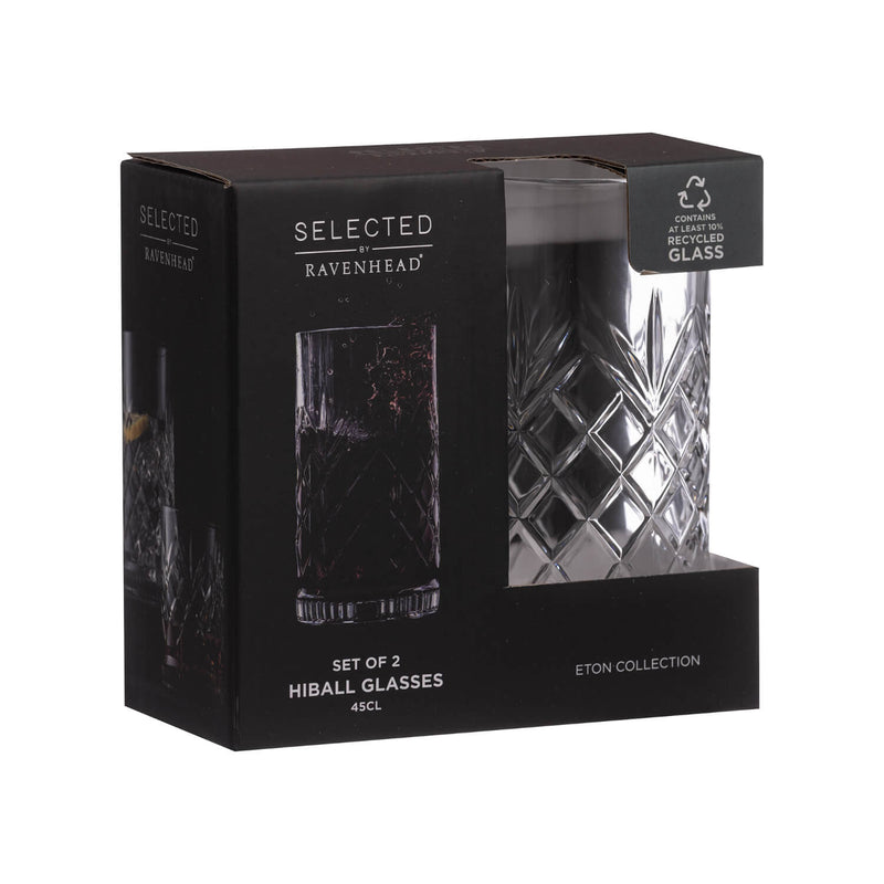 Ravenhead Eton Hi-Ball Glasses - Set Of 2