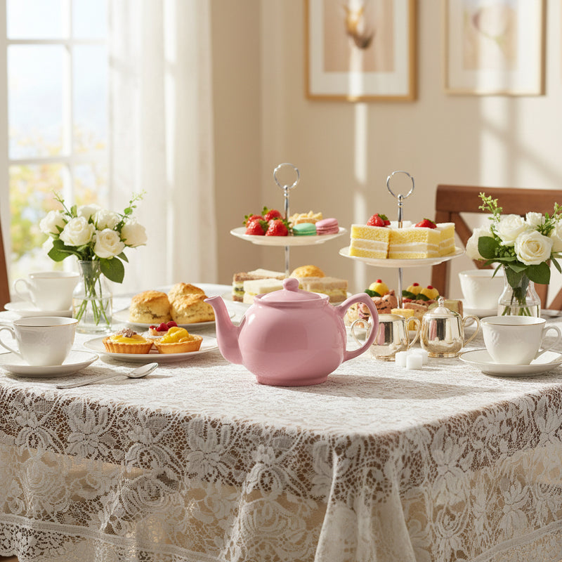 Prix et Kensington Rose Pastel Fine en grès Traditionnel Théière 2 Tasses Prix et Kensington Rose Pastel Fine en grès Traditionnel Théière 2 Tasses