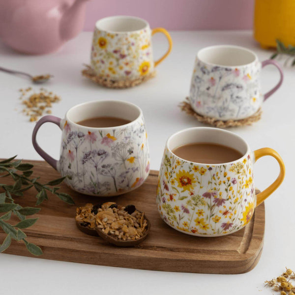 Price & Kensington 425ml Fine China Mug - Daisy