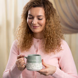 Price & Kensington 450ml Stoneware Oversized Mug - Keep Growing Keep Going
