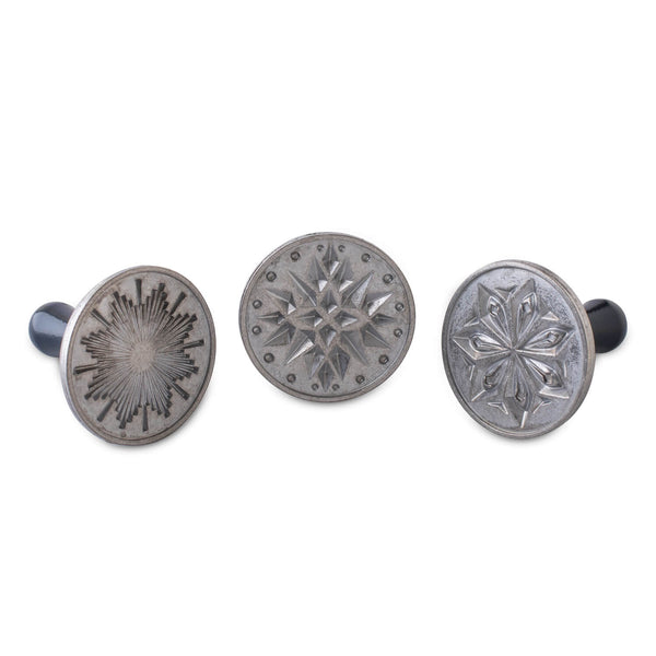 Nordic Ware Set of 3 Cookie Stamps - Starry Night