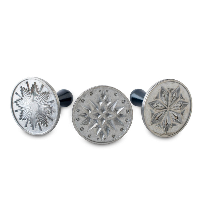 Nordic Ware Set of 3 Cookie Stamps - Starry Night