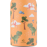 Viners Roarsome 350ml Childrens Flip Straw Water Bottle
