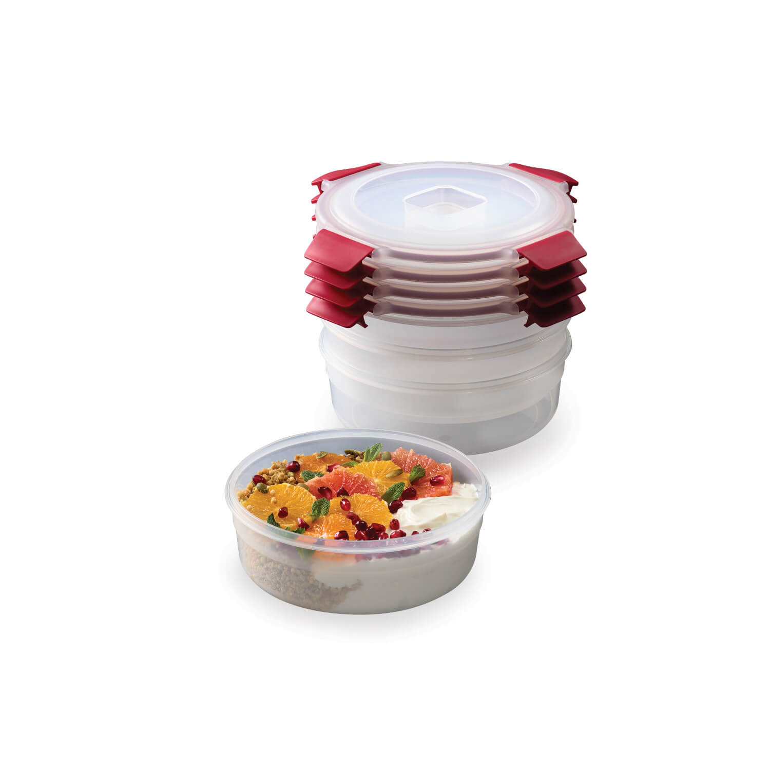 Buy Joseph Joseph | Nest Lock 4-Piece 1 Litre Round Food Container Set ...