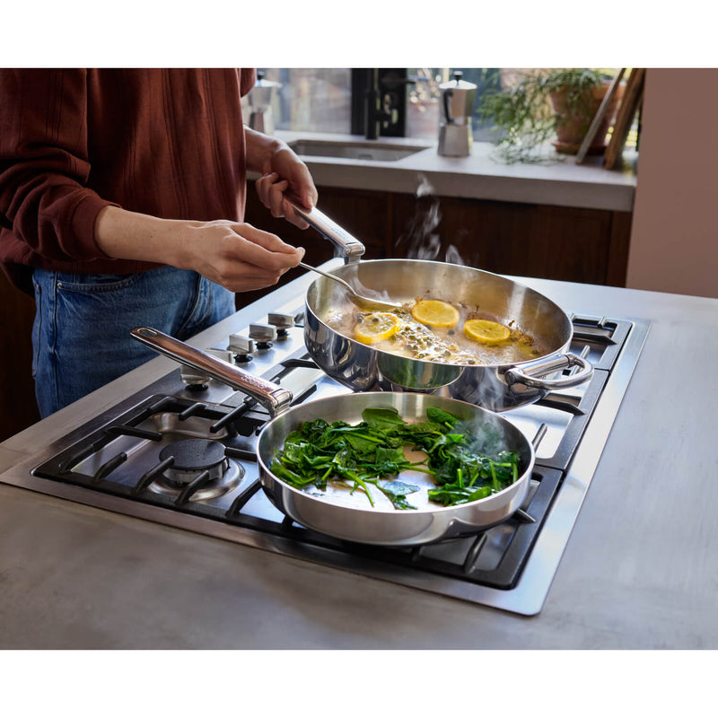 Joseph Joseph Space 24cm Folding Handle Frying Pan - Stainless Steel