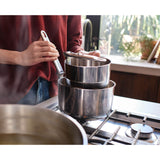 Joseph Joseph Space 3-Piece Folding Handle Saucepan Set - Stainless Steel