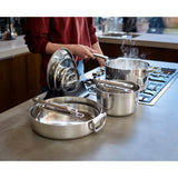 Joseph Joseph Space 5-Piece Folding Handle Cookware Set - Stainless Steel