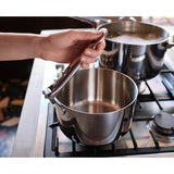 Joseph Joseph Space 6-Piece Folding Handle Cookware Set - Stainless Steel